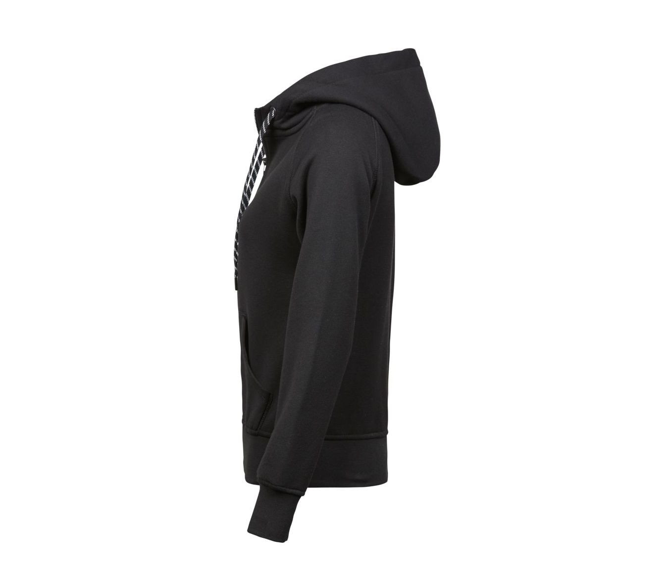 LADIES FASHION FULL ZIP HOOD