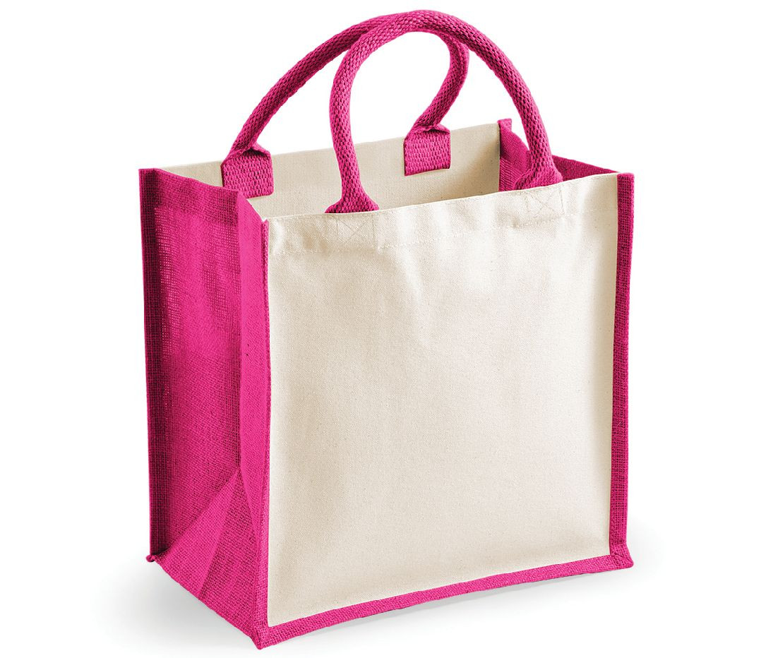 PRINTER'S MIDI JUTE BAG