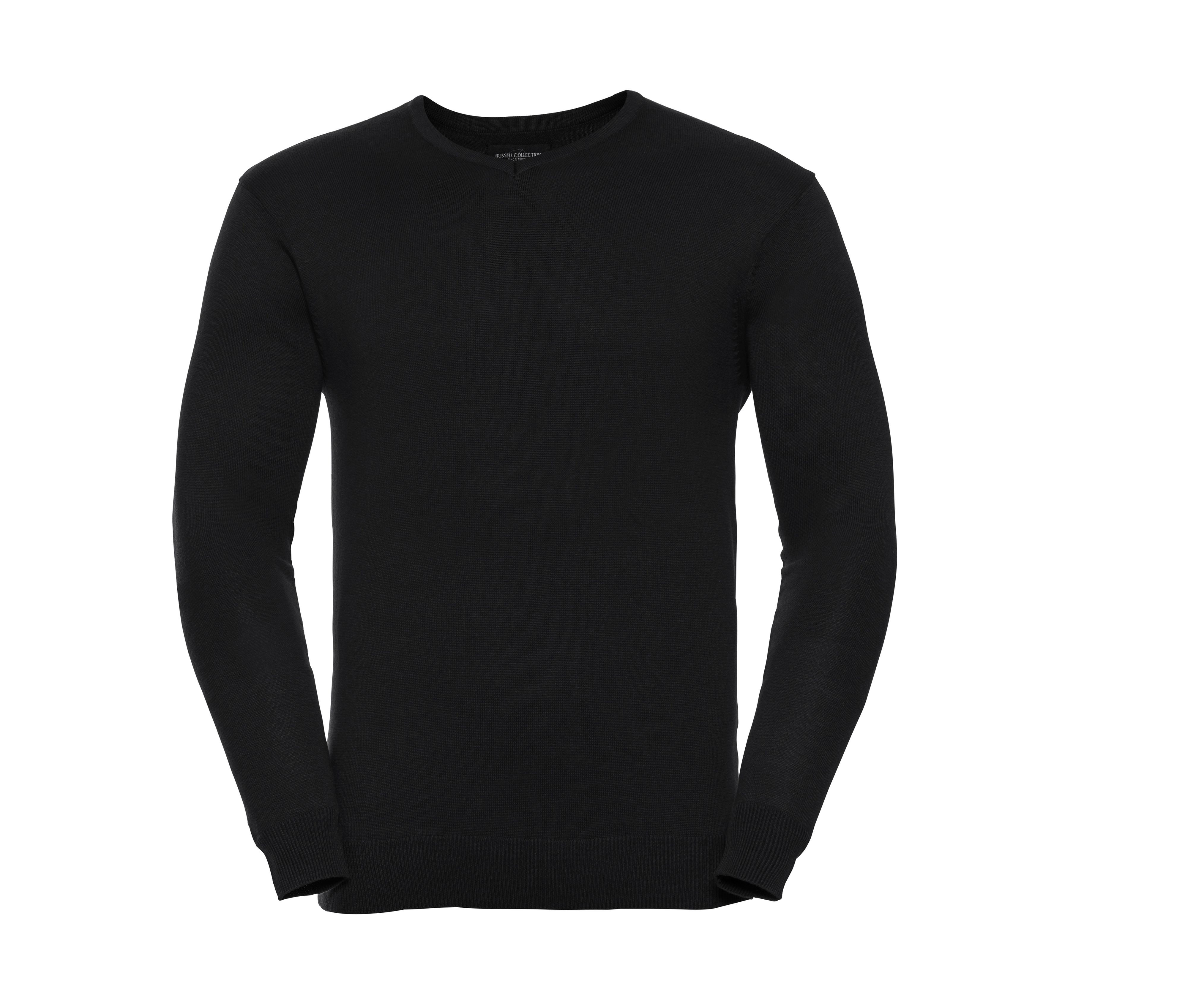 MEN'S V-NECK KNITTED PULLOVER